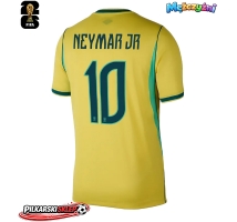 Brazylia Neymar Jr #10 Koszulka Podstawowa MŚ 2026 Krótki Rękaw